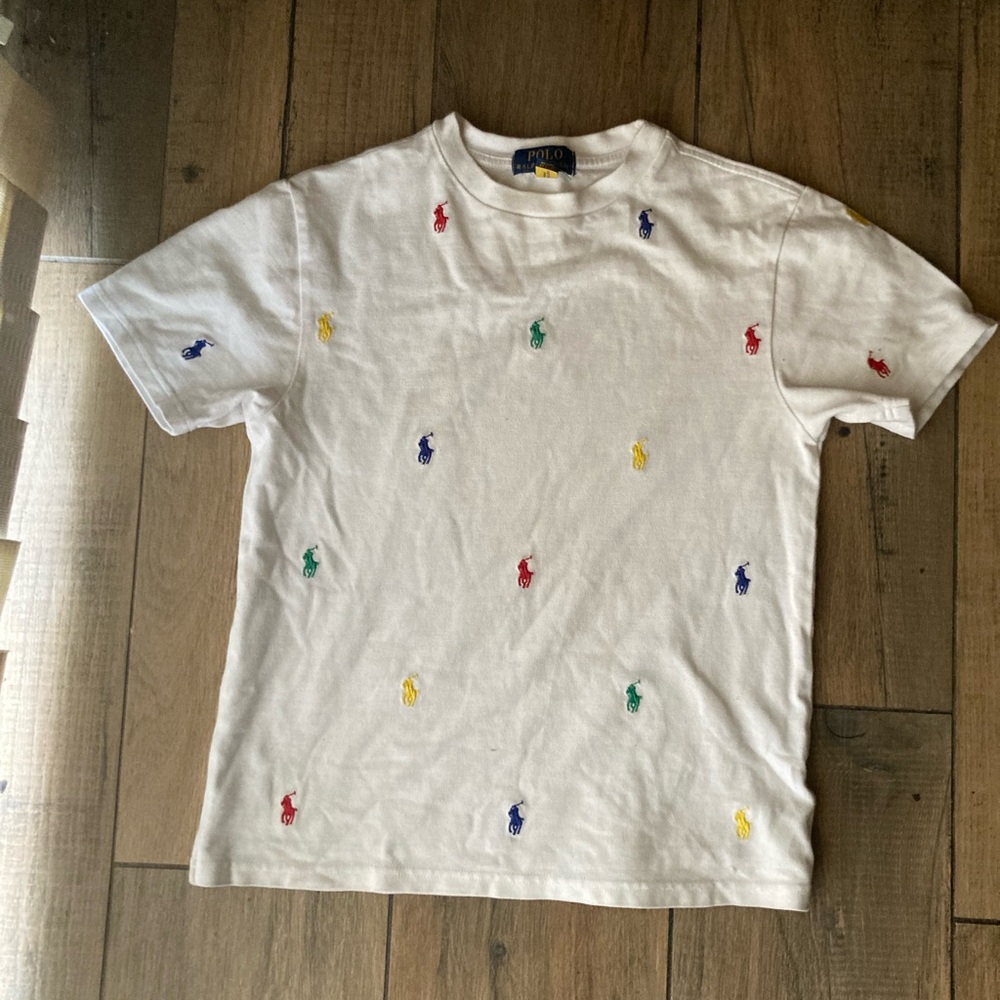 White polo tee